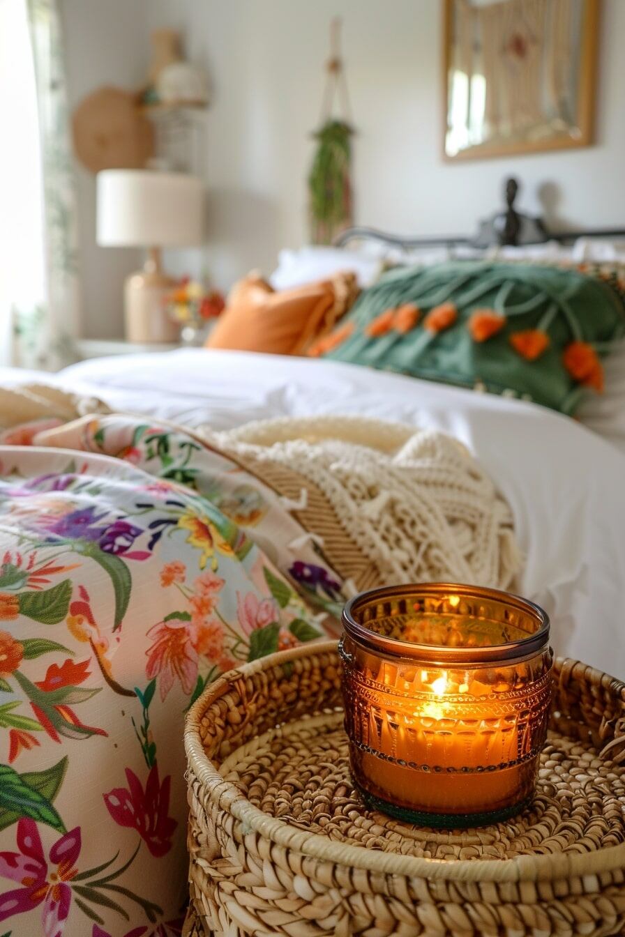 boho teen girl bed room - 18