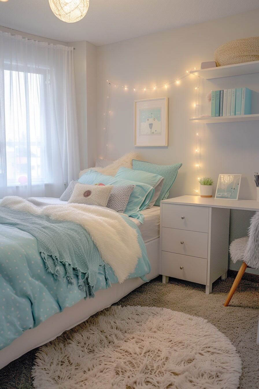 boho teen girl bed room - 5