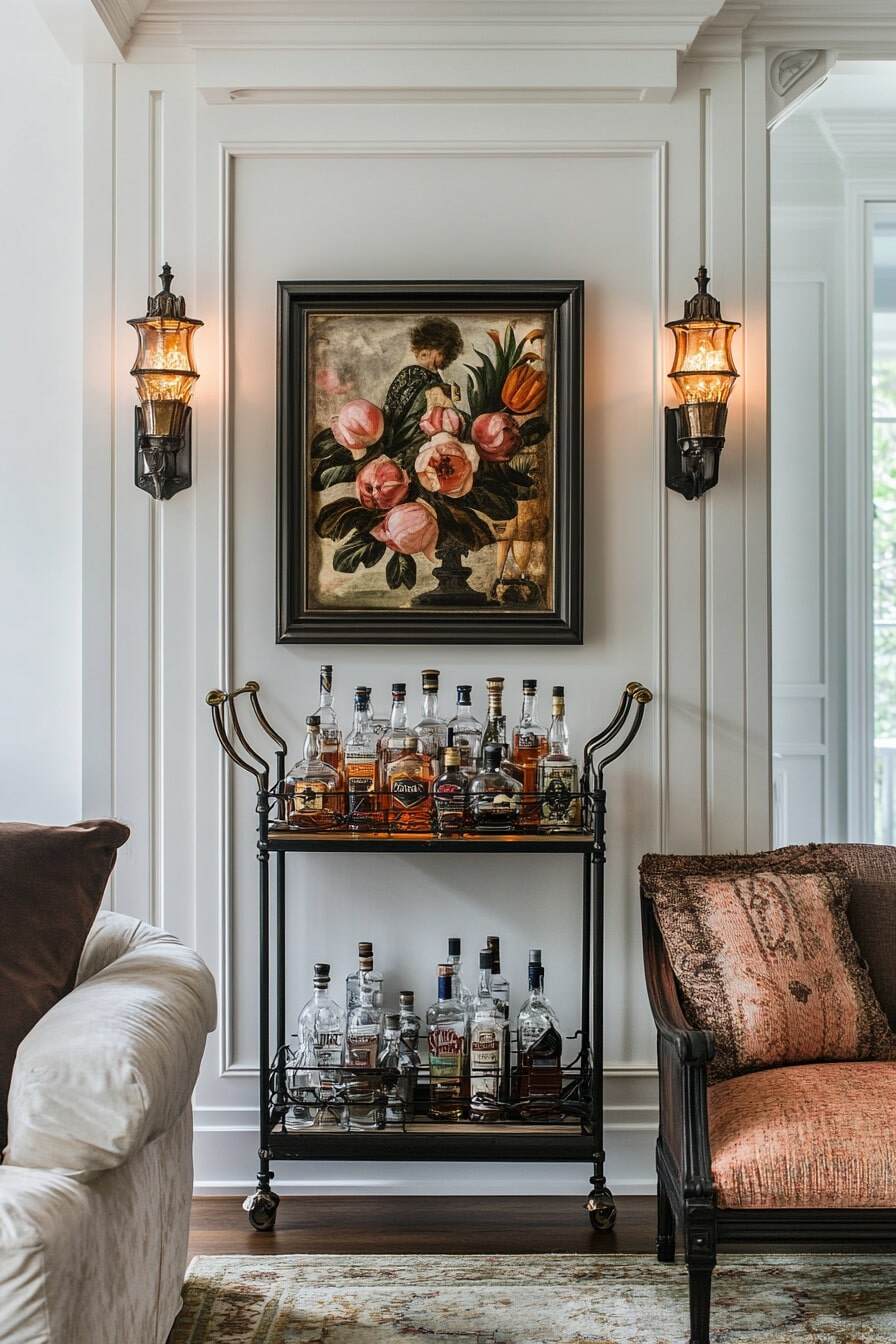 home bar shelf ideas - 1