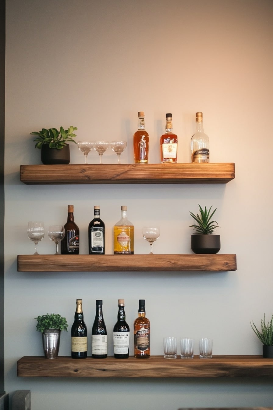 home bar shelf ideas - 20