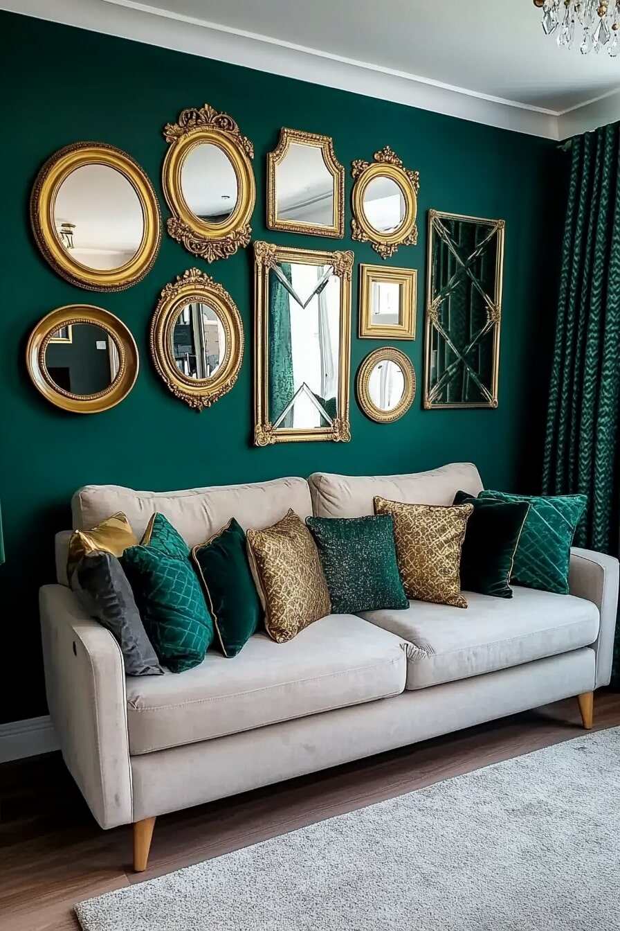 living room gallery wall ideas - 9