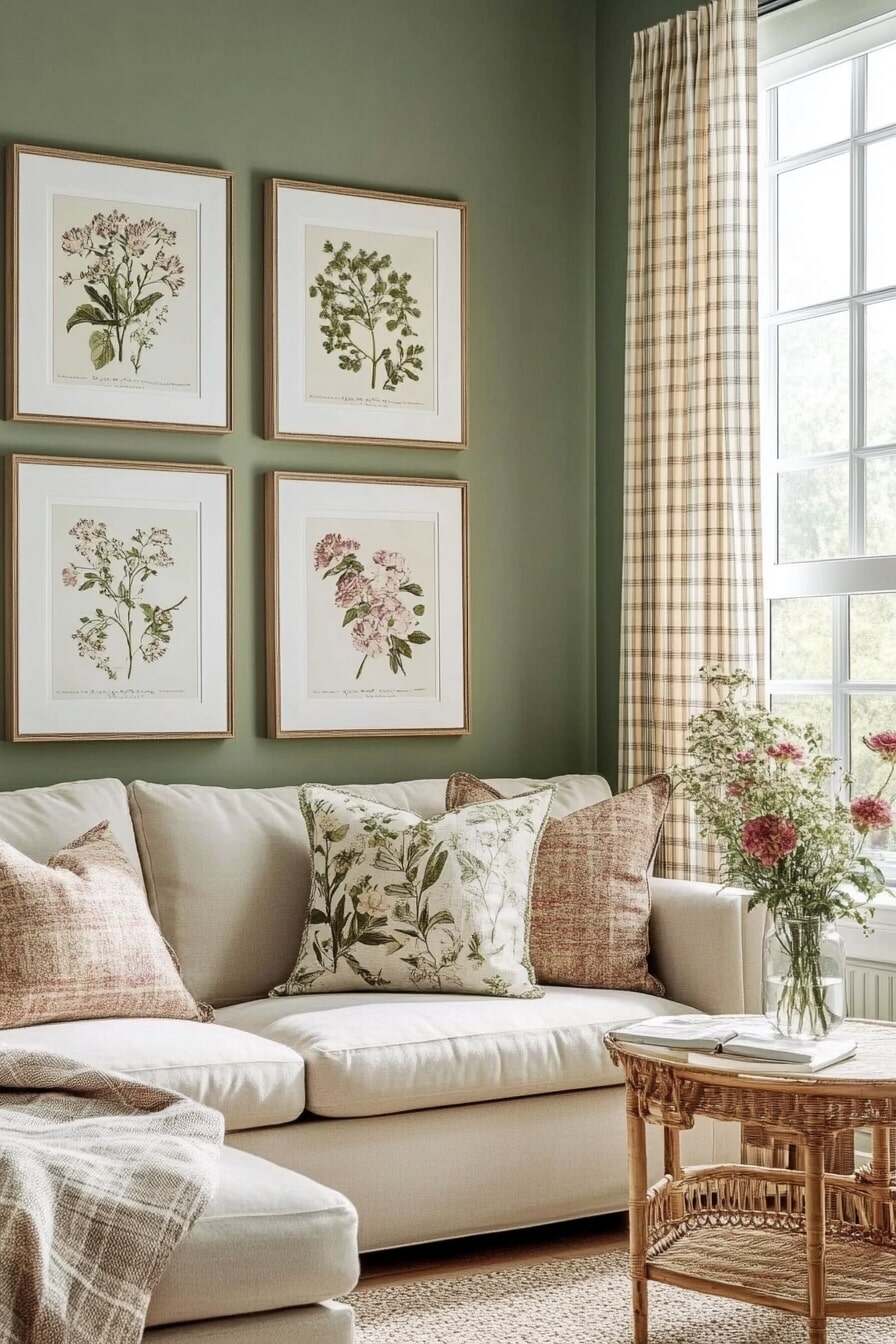 living room gallery wall ideas - 92