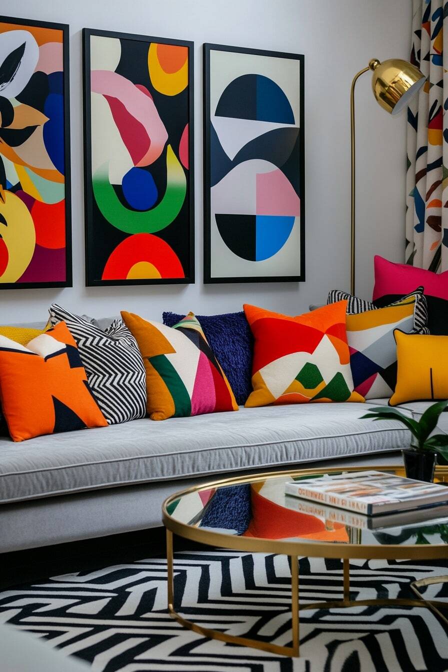 maximalist living room - 1