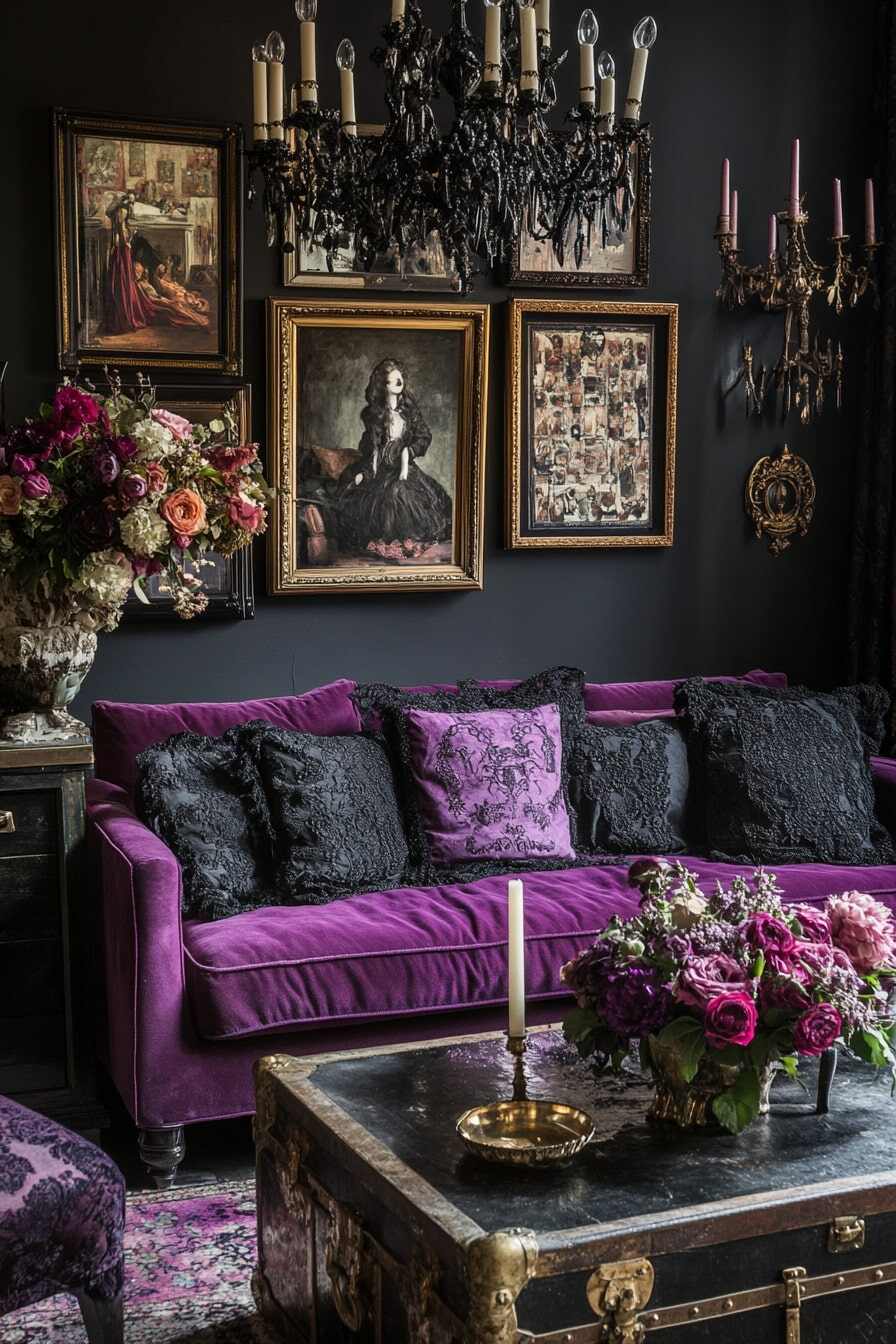 maximalist living room - 11