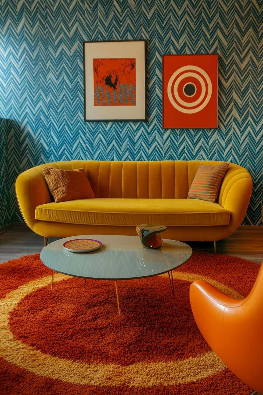 maximalist living room - 13