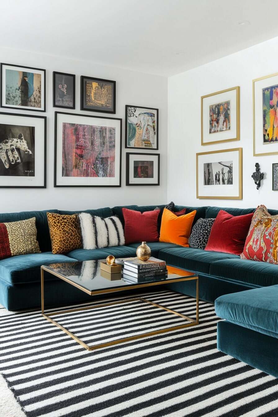 maximalist living room - 2