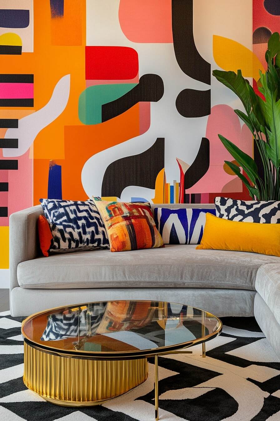 maximalist living room - 3