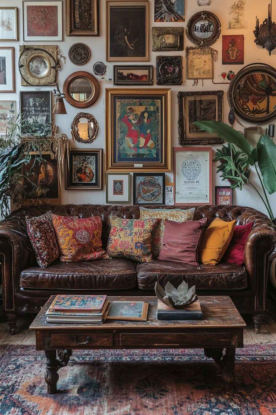 maximalist living room - 7