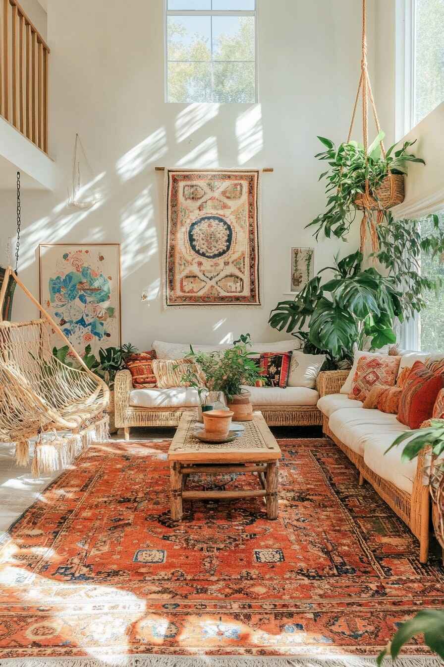 maximalist living room - 8