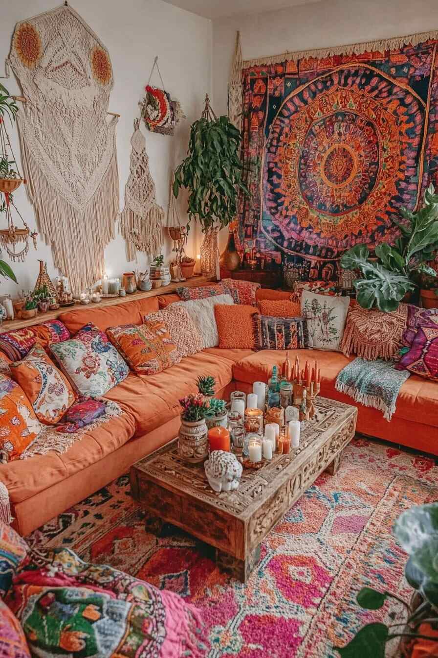 maximalist living room - 9