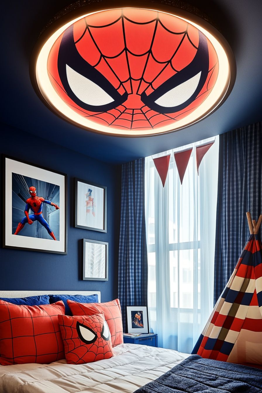 spiderman bedroom