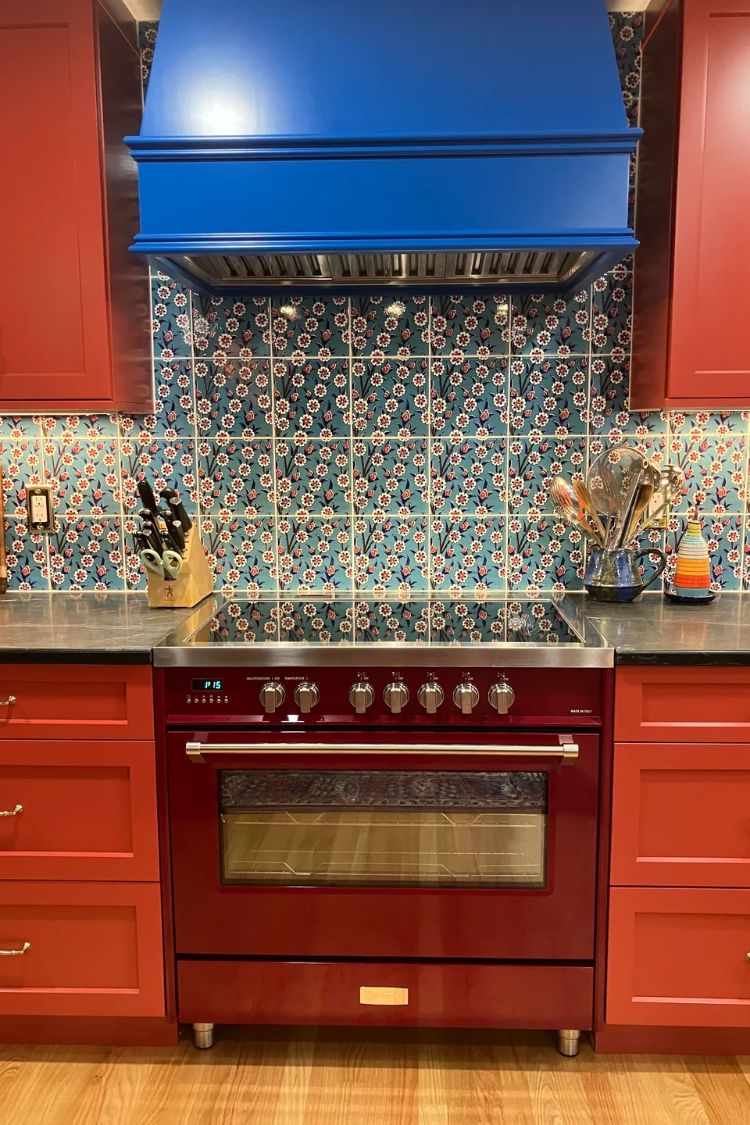 colorful kitchen