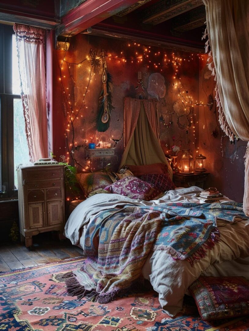 30+ Bohemian Bedroom Inspirations for a Whimsical Rest - H.M.G