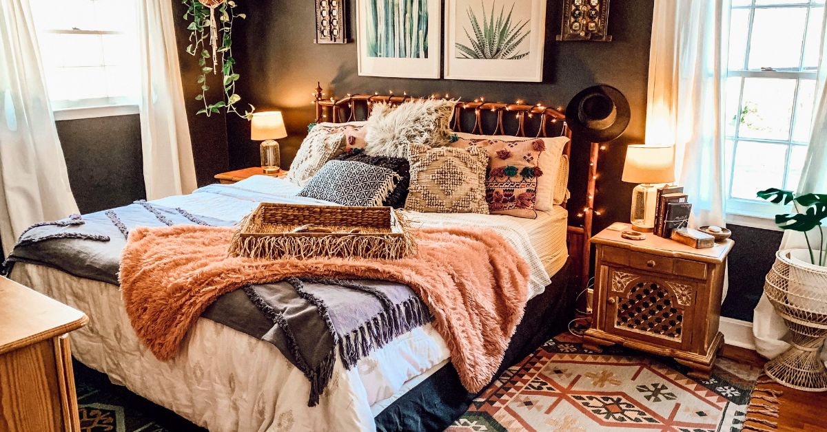 bohemian bedroom idea