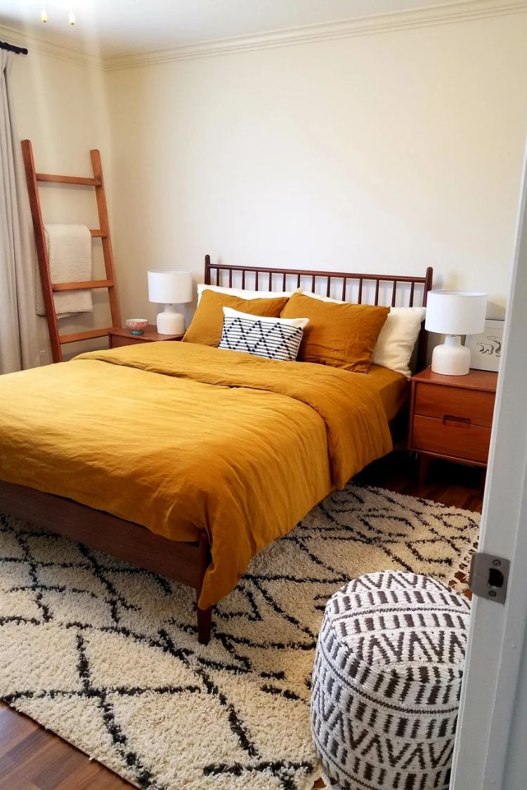 earthy boho bedroom