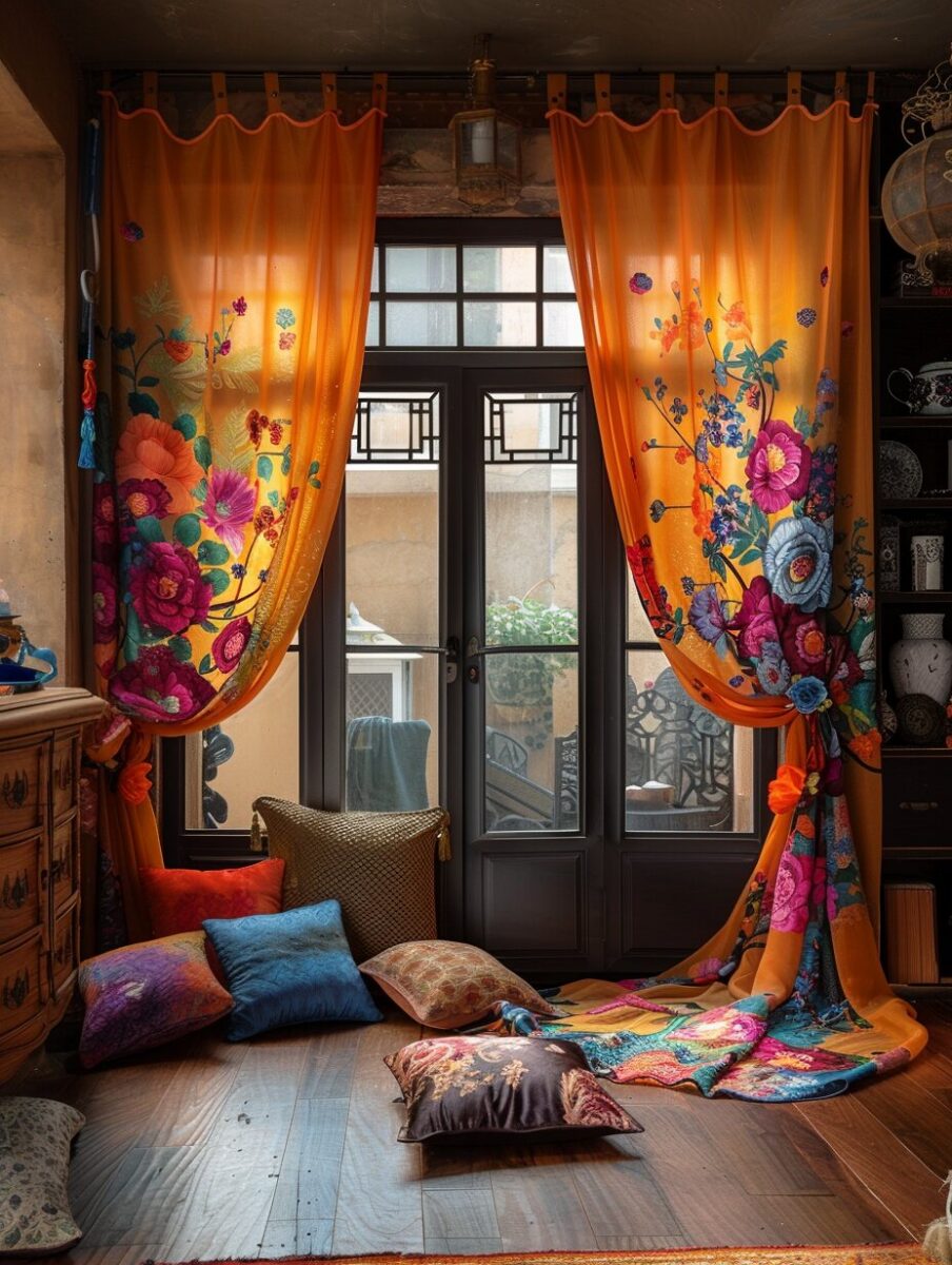 15+ Boho Curtain Designs for the Free Spirit - H.M.G