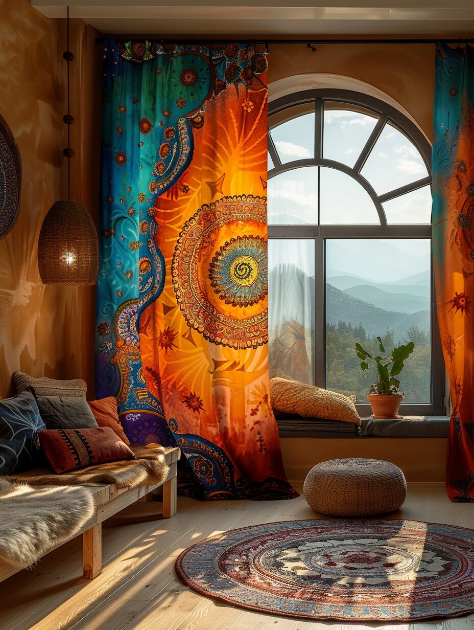 Boho Window Curtain 14