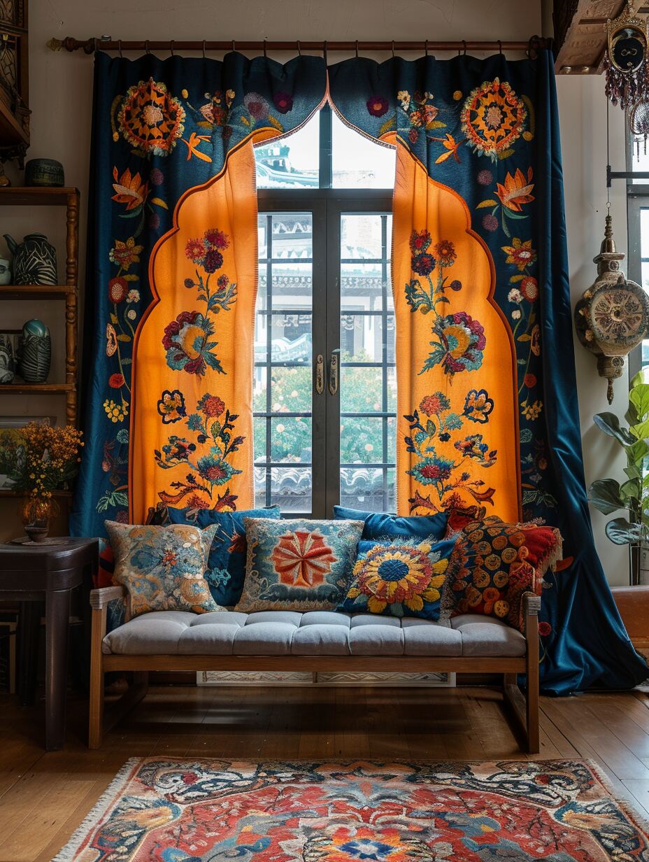 Boho Window Curtain 16