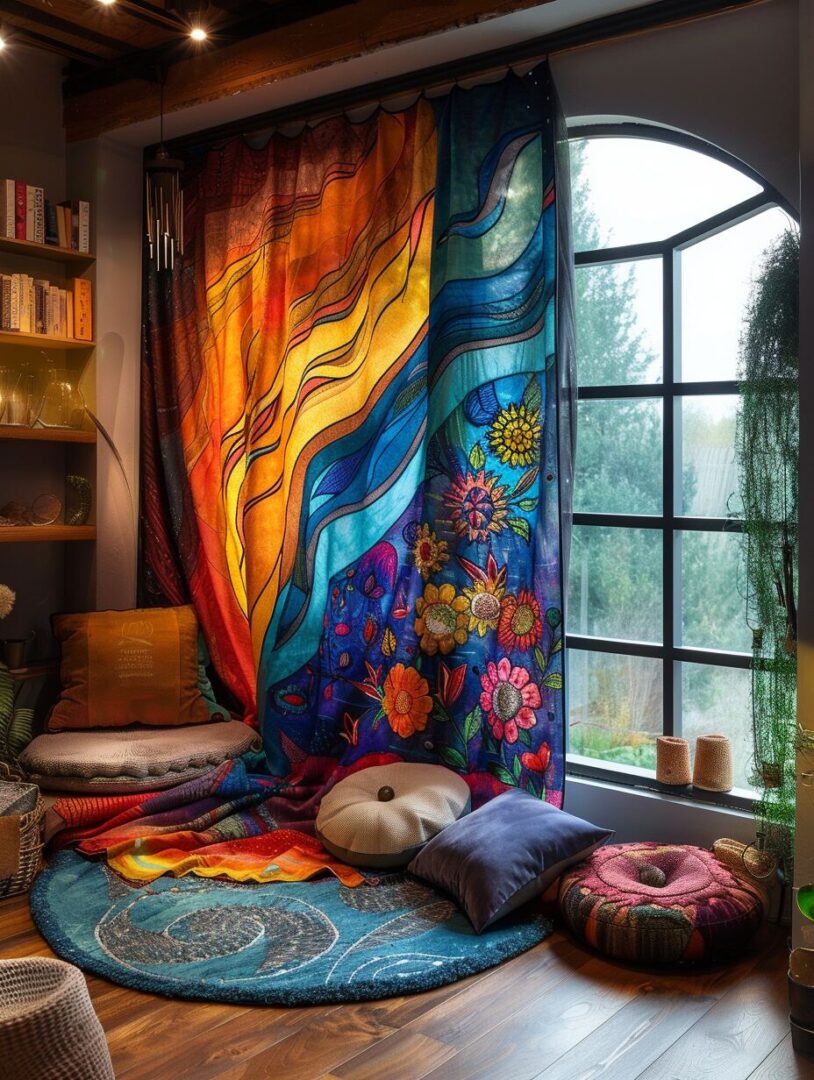 15+ Boho Curtain Designs for the Free Spirit - H.M.G
