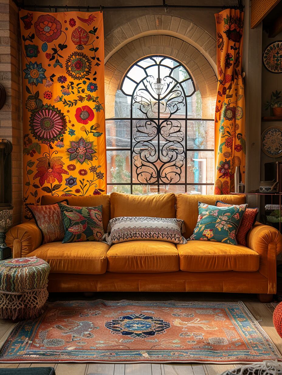 Boho Window Curtain 7