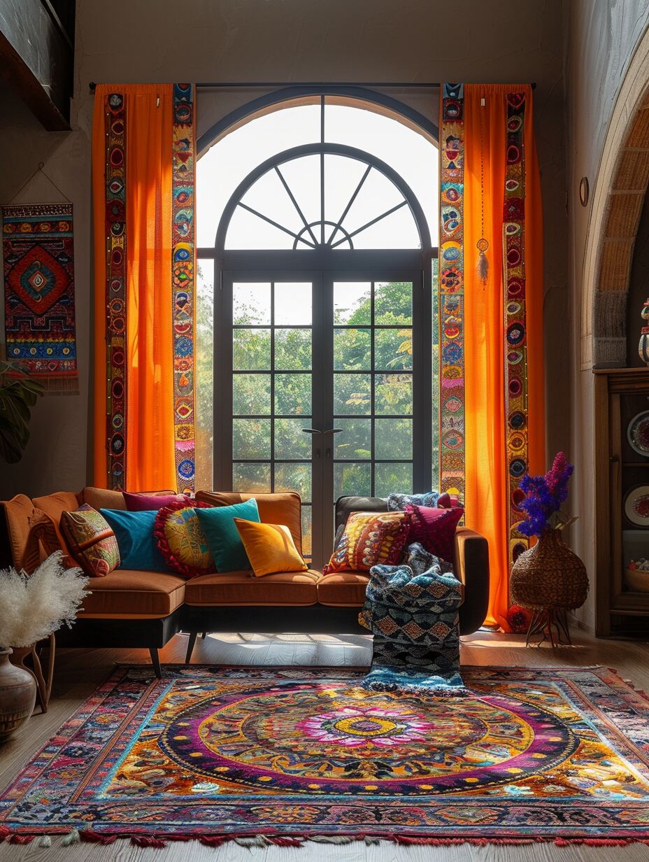 Boho Window Curtain 9