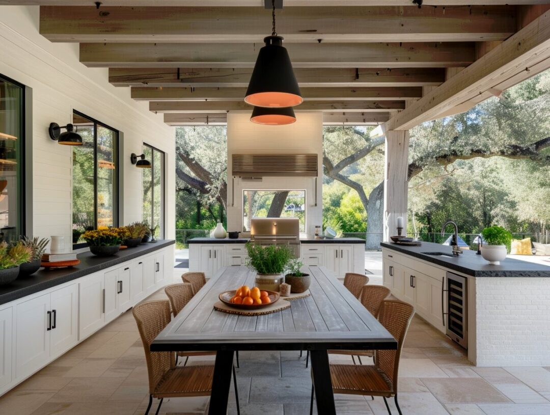 20+ Modern Outdoor Kitchen Ideas for Every Al Fresco Dining - H.M.G