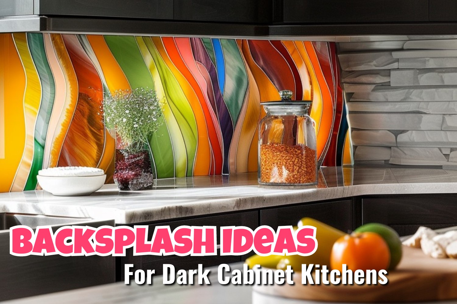 backsplash ideas for dark cabinet kitchens (1)