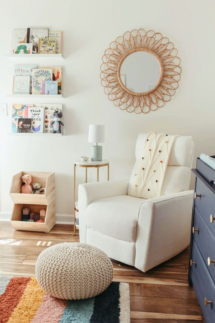 beige gender neutral boho nursery (3)