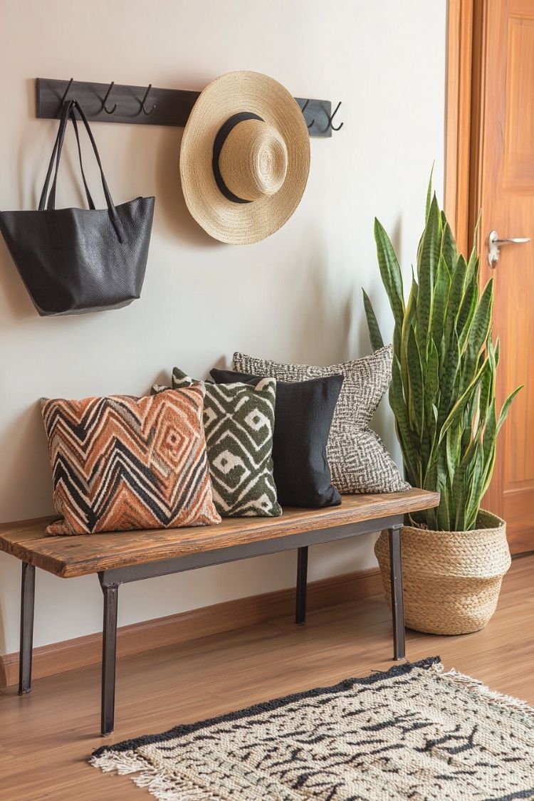 boho entryway