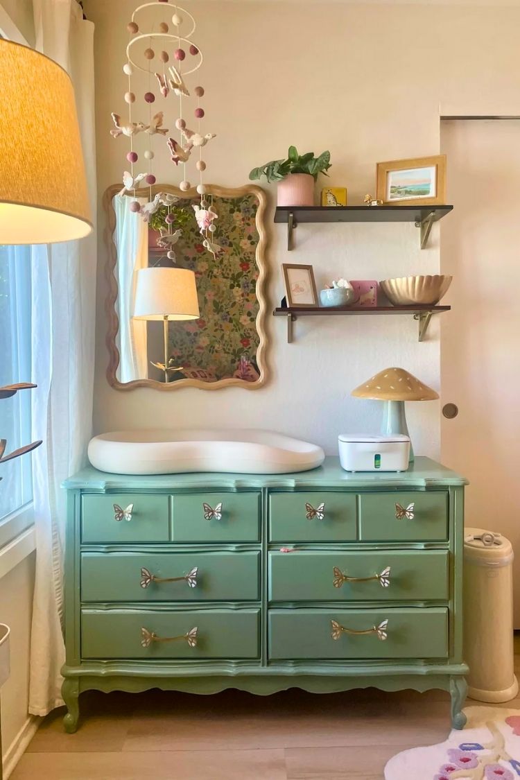 boho girl nursery
