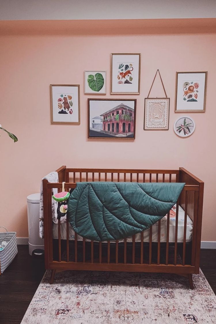 boho girl nursery 