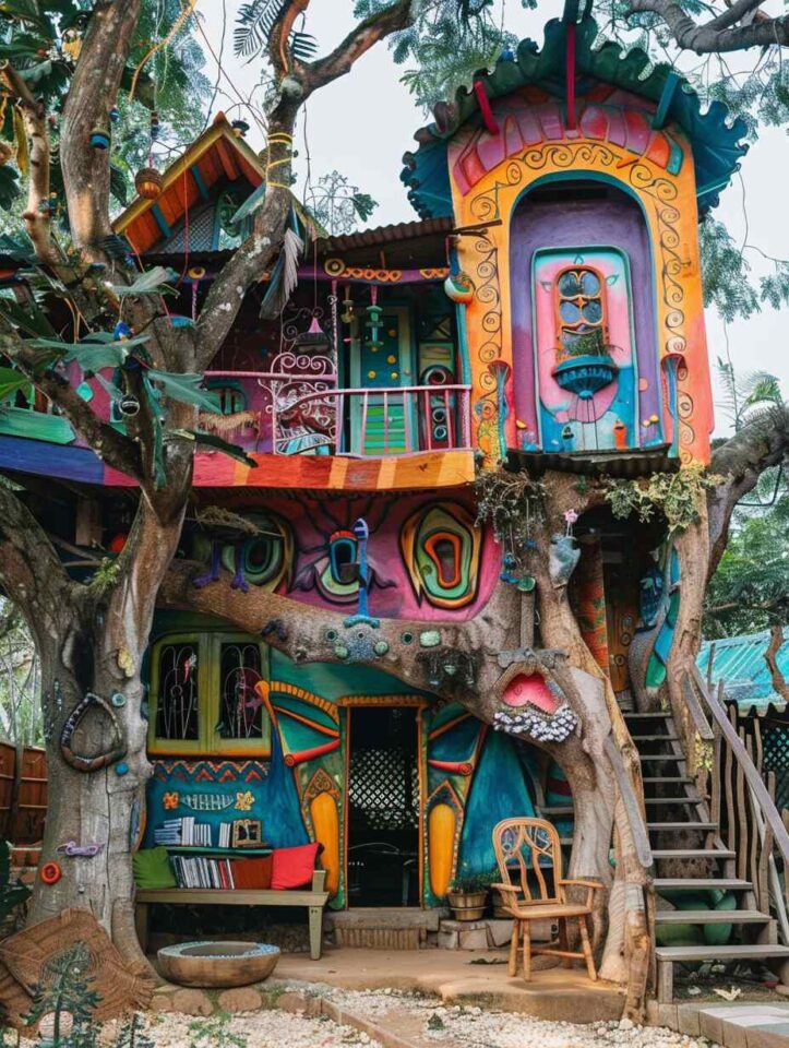 25 Chic Boho Treehouse Ideas for the Free-Spirited - H.M.G