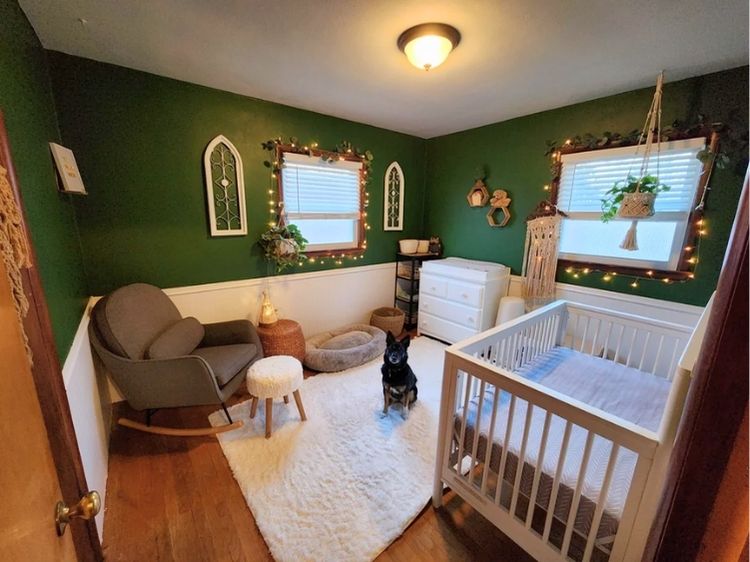 cottage gender neutral boho nursery