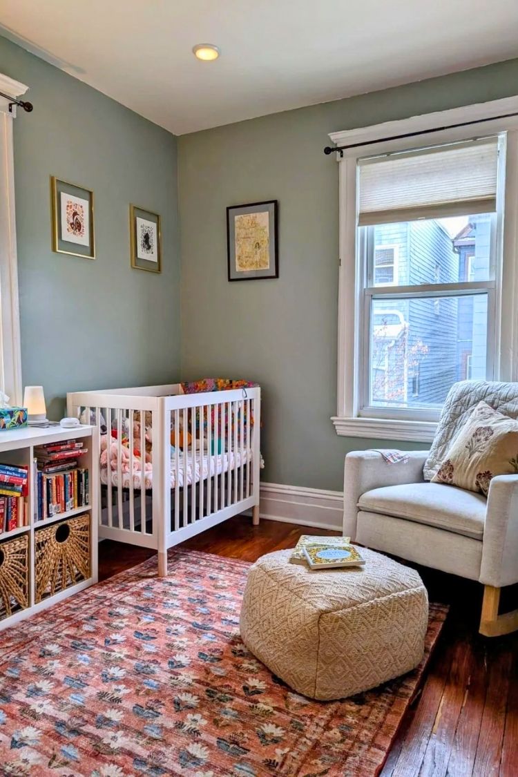 gender neutral boho nursery