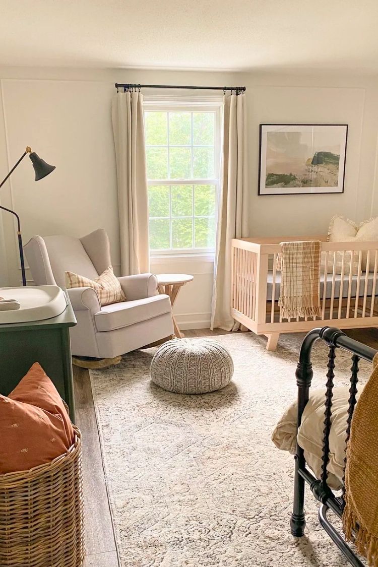 muted gender neutral boho nursery (2)