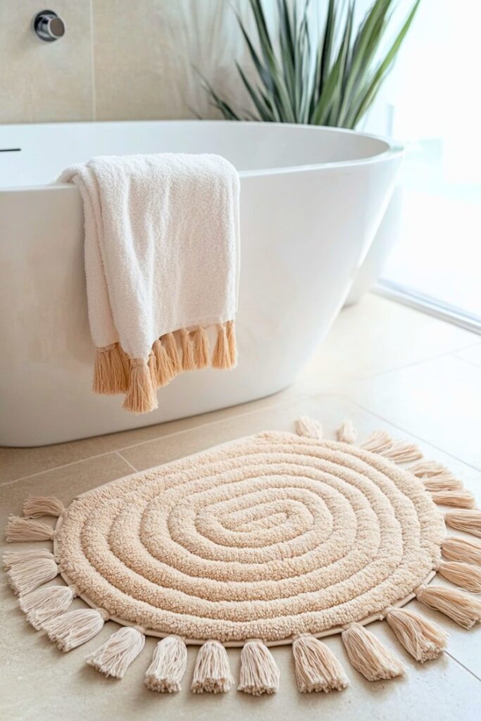 16 Stunning Bathroom Rug Ideas to Inspire You H.M.G