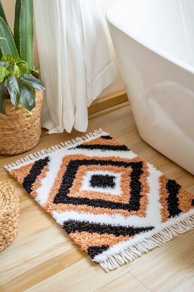 16 Stunning Bathroom Rug Ideas to Inspire You H.M.G