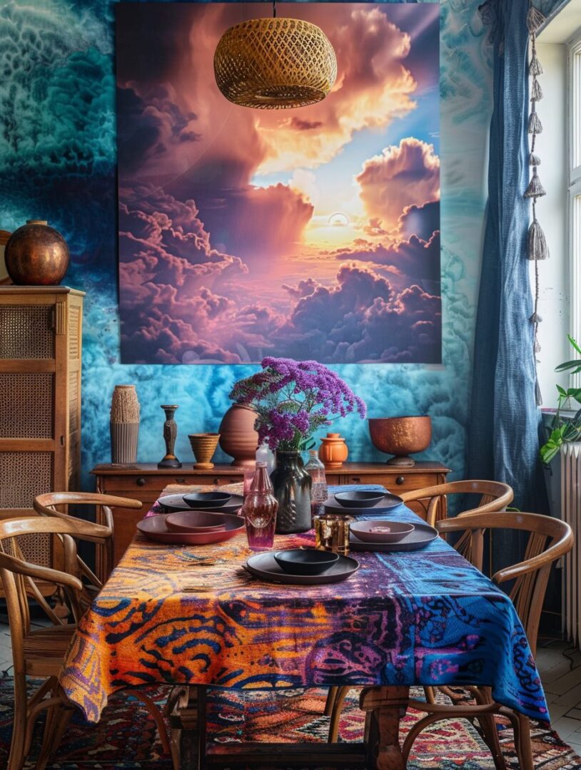 26 Stunning Boho Dining Room Decor Ideas For Your Home - H.M.G