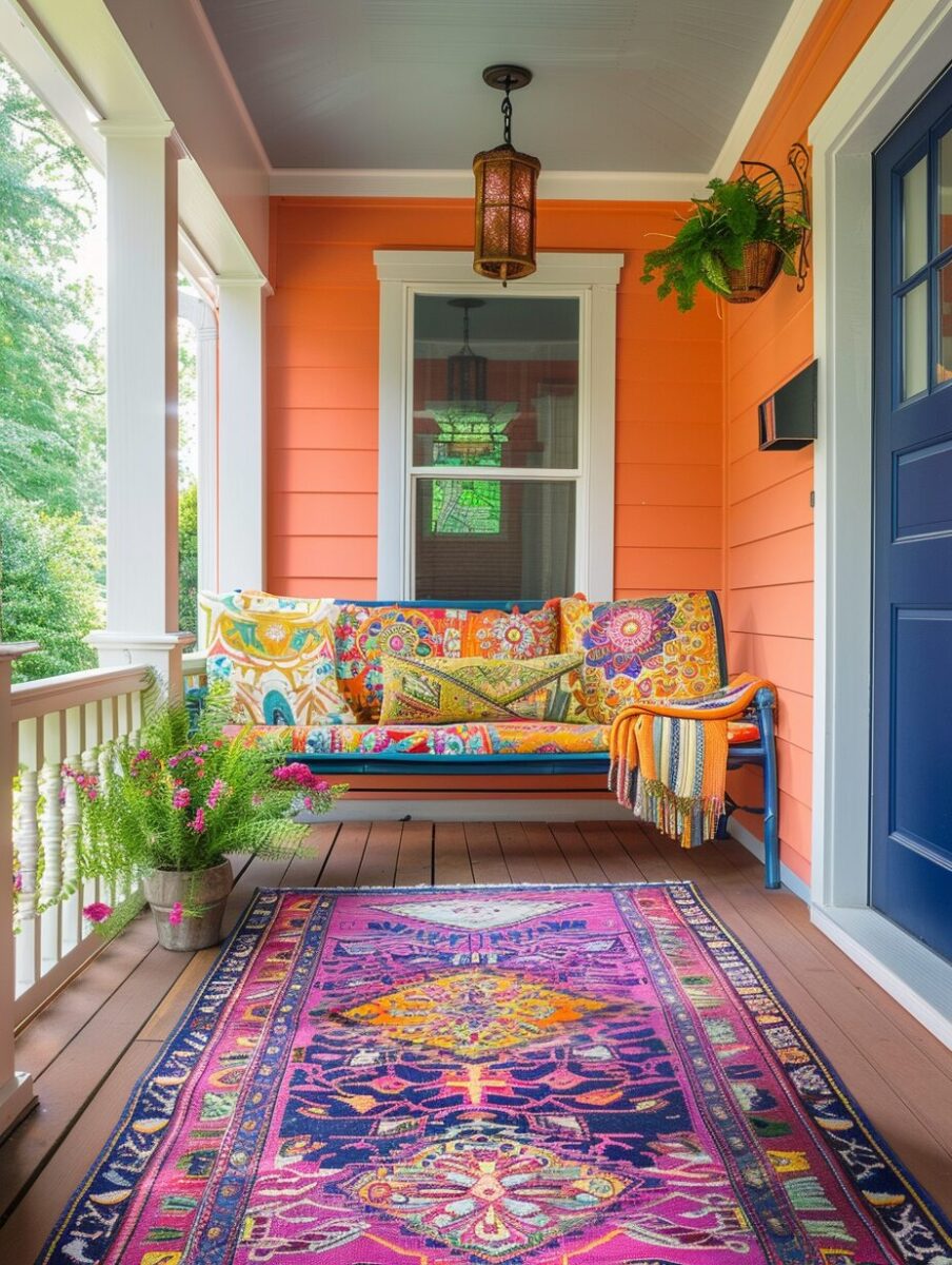 24 Boho-Inspired Front Porch Ideas to Create a Warm Welcome - H.M.G