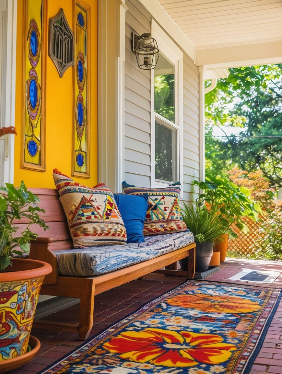 24 Boho-Inspired Front Porch Ideas to Create a Warm Welcome - H.M.G