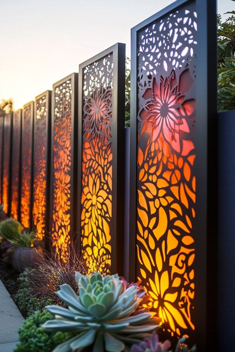 Boho Garden Fence