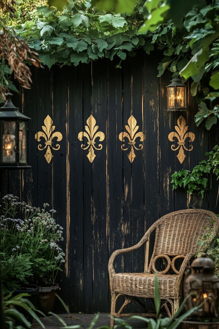 Boho Garden Fence