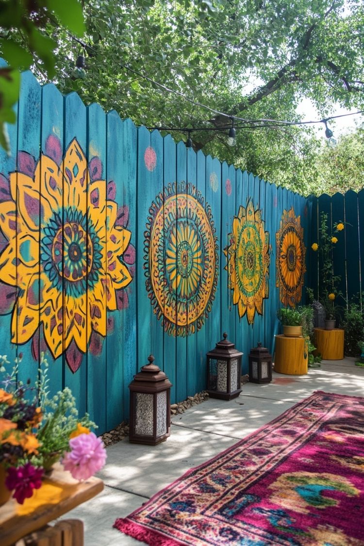 Boho Garden Fence