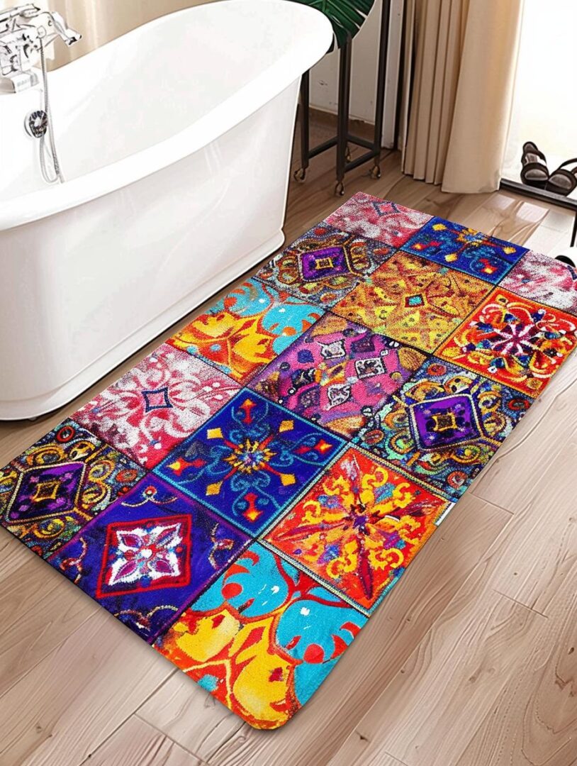 16 Stunning Bathroom Rug Ideas to Inspire You H.M.G
