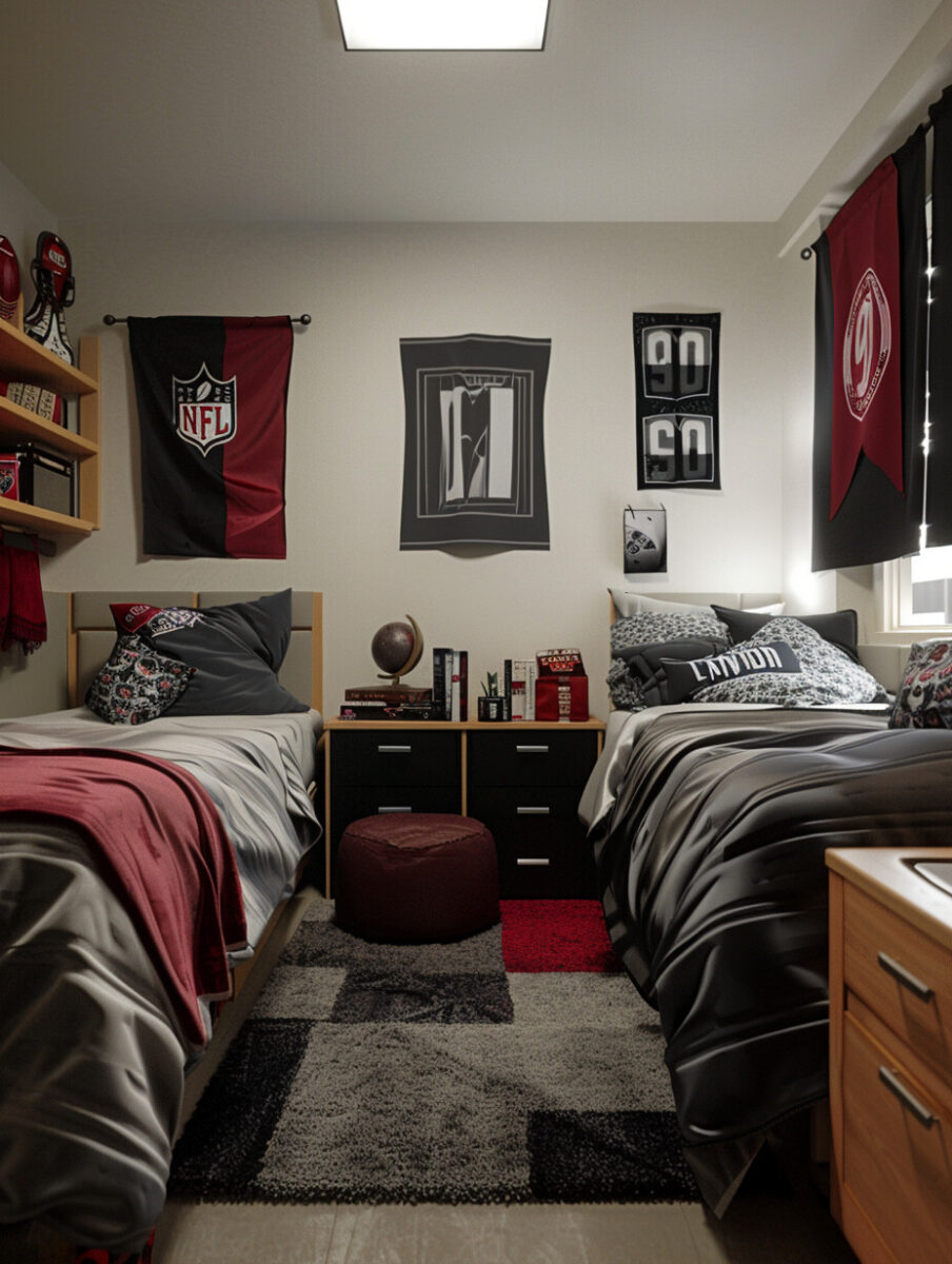 19 Stylish Dorm Room Decor Ideas for College Guys - H.M.G