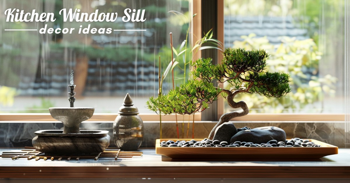 Kitchen Window Sill Zen Decor Ideas