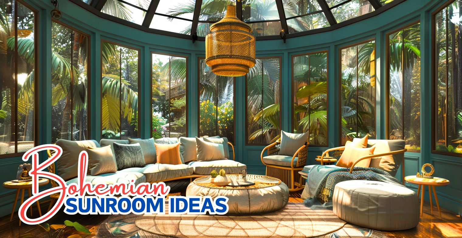 bohemian sunroom ideas