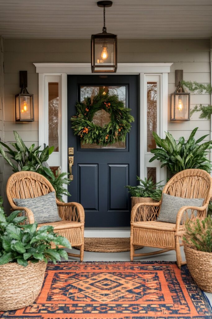 Amazing Boho-Inspired Front Porch Ideas to Create a Warm Welcome - H.M.G