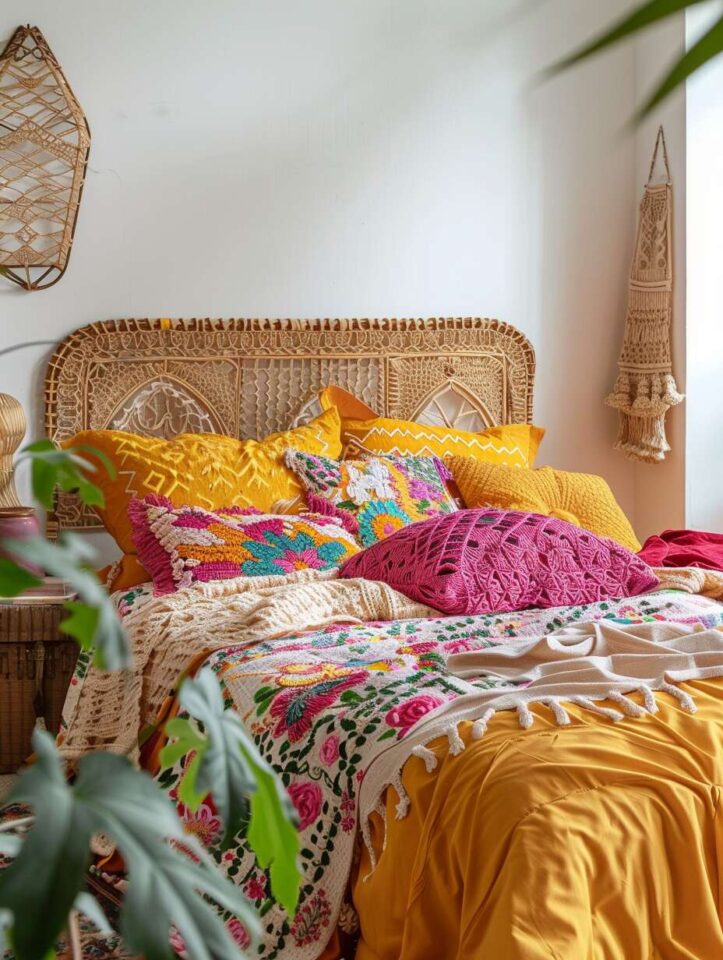 23 Boho Headboard Ideas to Add Charm to Your Bedroom - H.M.G