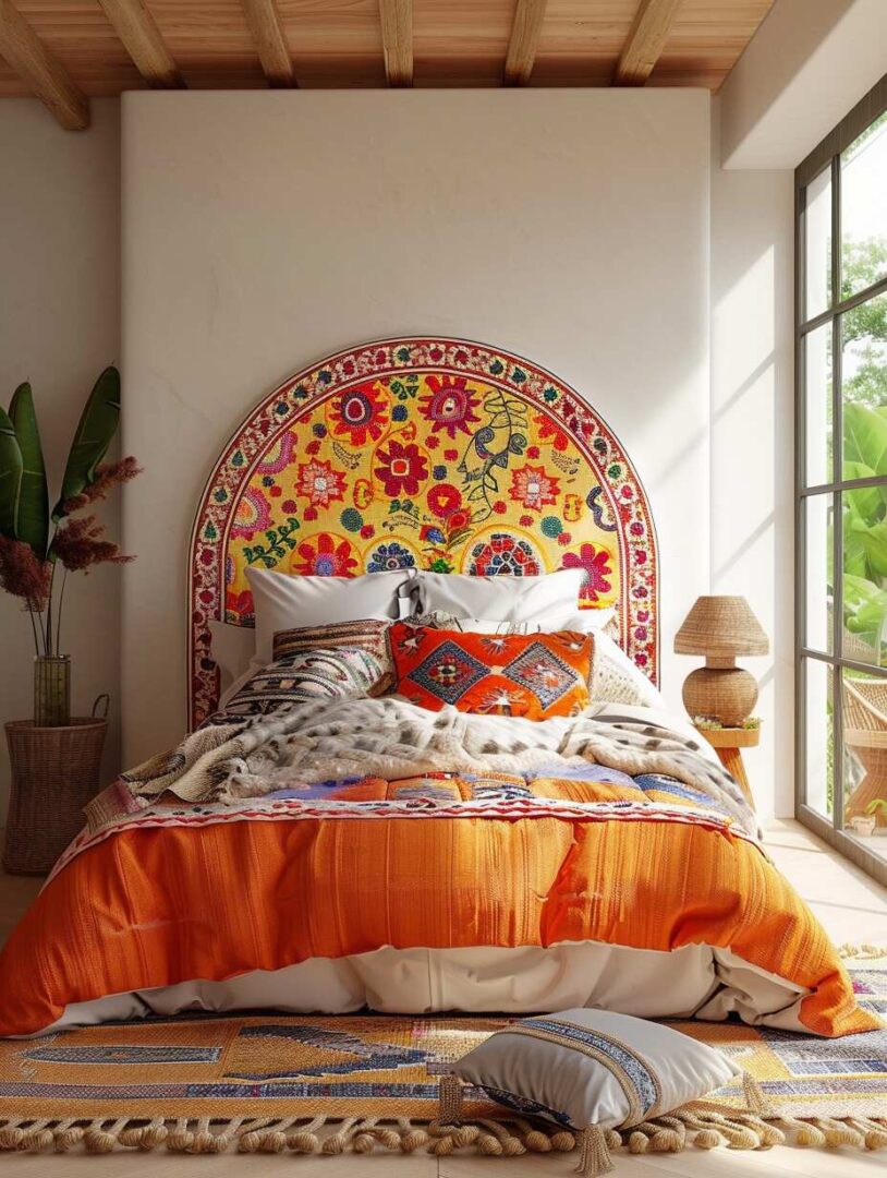 23 Boho Headboard Ideas to Add Charm to Your Bedroom - H.M.G